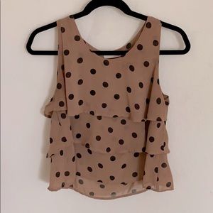Lush Polka dot top